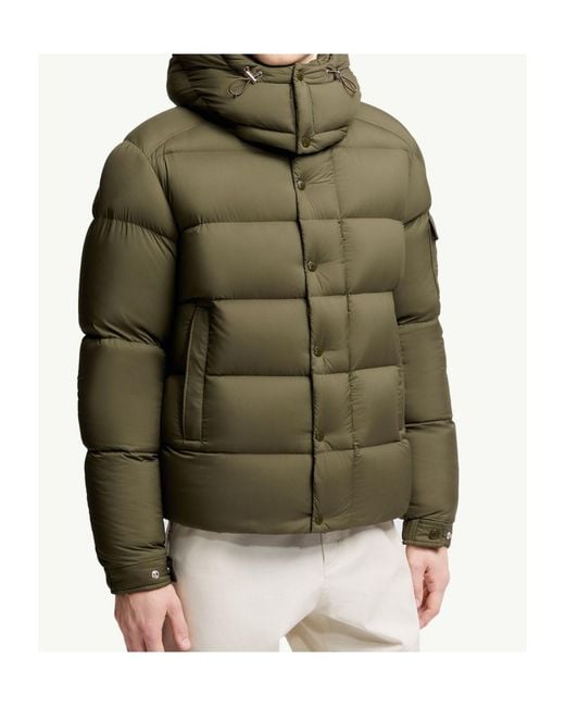 Moncler Green Maya 70 Hooded Short Down Jacket for men