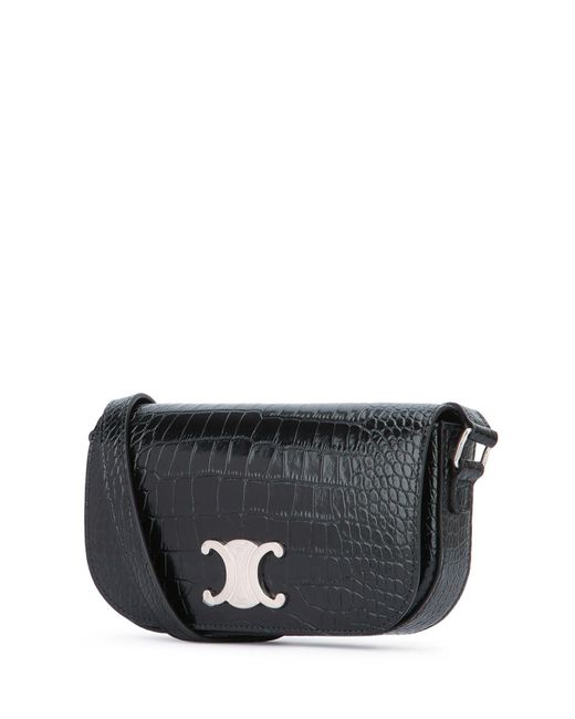 Céline Black Flap Shoulder Bag for men