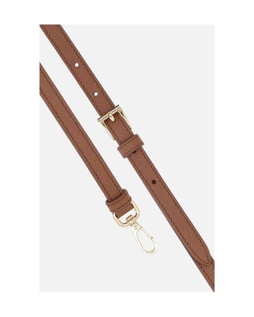 Prada Brown Symbole Logo Shoulder Bag