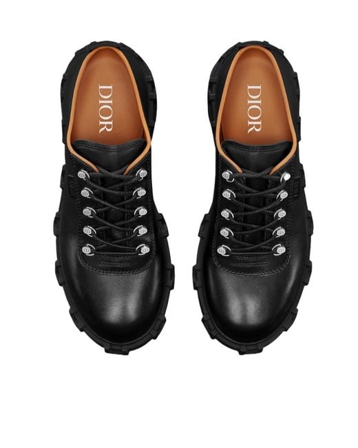 Dior Black Homme Slickrock Derby Shoes for men