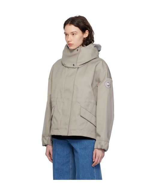 Canada Goose Gray Olivine Zipper Casual Jacket