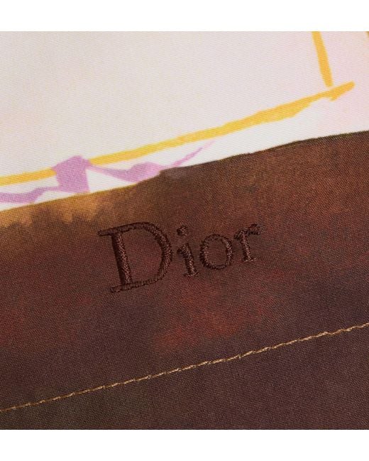 Dior Red Iviera Swim Shorts for men