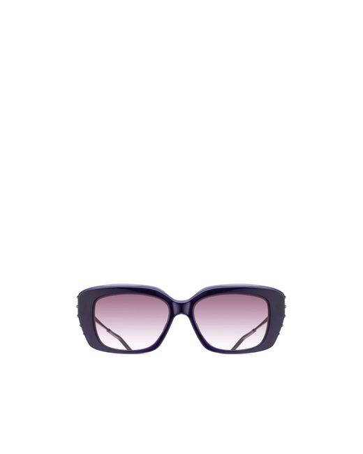 Matsuda Purple Square-Frame Sunglasses for men