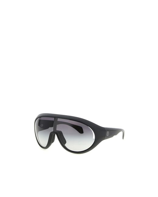 Moncler Multicolor Moncler Rick Owens Shield-Frame Sunglasses for men