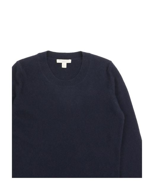Burberry Blue Wool Knitted Pullover