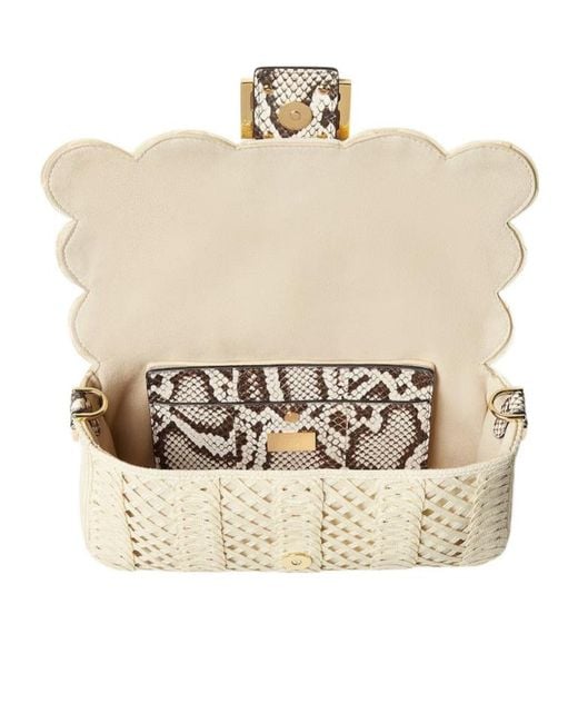 Fendi Metallic Baguette Shoulder Bag