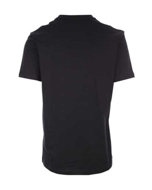 Moschino Black Slogan-Print Short-Sleeve T-Shirt for men