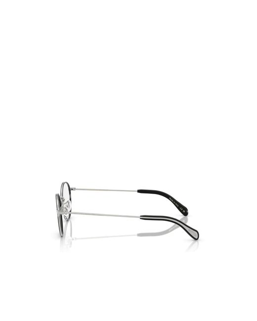 Oliver Peoples Metallic Round-Frame Glasses for men