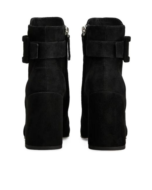 Roger Vivier Black Heeled Ankle Boots