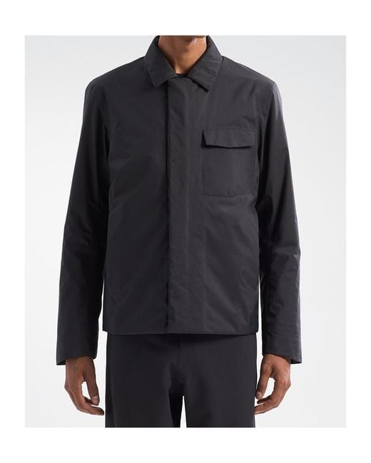 Veilance Black Spere Zip-Front Jacket for men