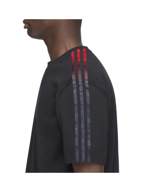 Y-3 Black Gradient Short-Sleeved Shirt for men