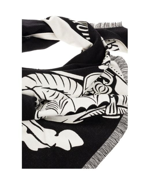 Burberry Black Triangle Scarf for men