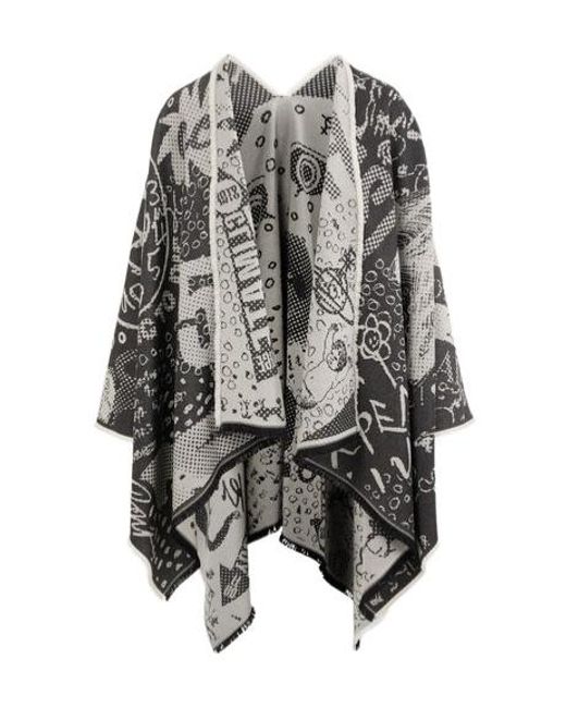 Vivienne Westwood Gray Let It Rock Poncho