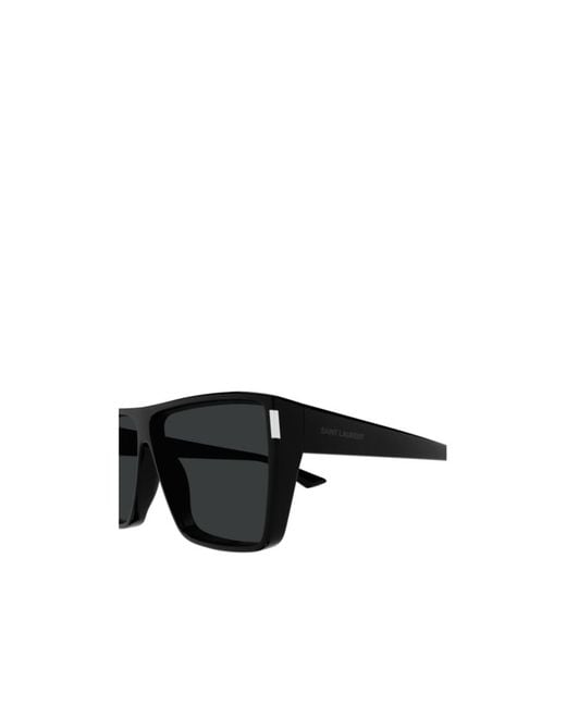 Saint Laurent Black Eyewear Square-Frame Sunglasses for men