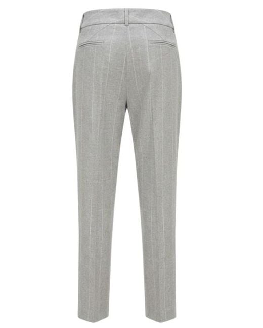 Eleventy Blue Striped Trousers