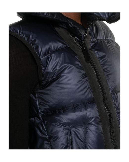 Sacai Black Quilted Zip-Up Gilet