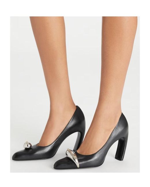 Tory Burch Black 90Mm Pierced Xl Pumps