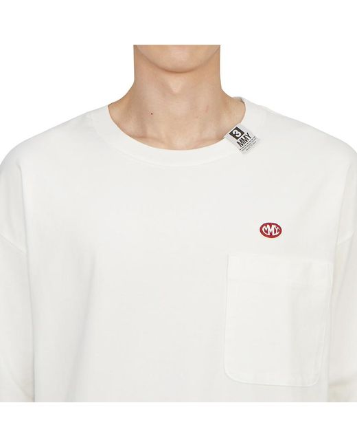 Maison Mihara Yasuhiro White Lo Fi Vision Crewneck T-Shirt for men