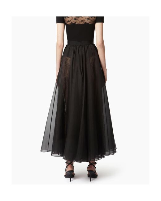Nina Ricci Black Voluminous Maxi Skirt