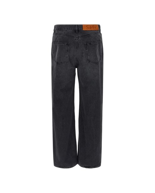 Séfr Blue Belt Loop Jeans for men