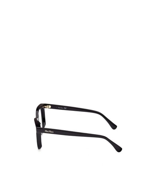 Max Mara White Square Frame Glasses