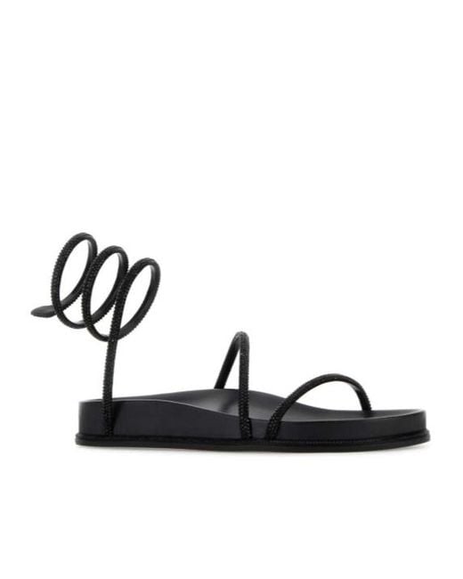 Rene Caovilla Multicolor Cleo Embellished Heeled Sandals