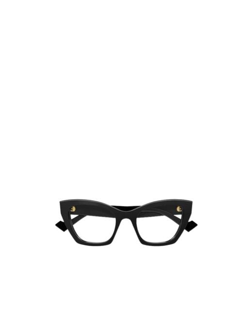 Gucci White Eyewear Cat-Eye Frame Glasses