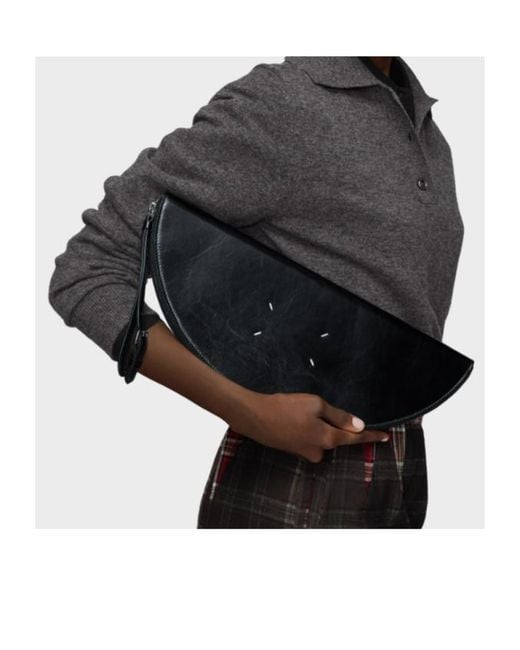 Maison Margiela Black Halfmoon Pouch