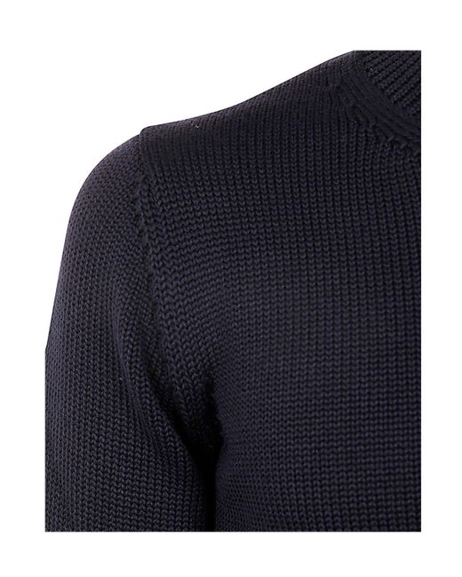 Nuur Blue Long-Sleeved Sweater for men