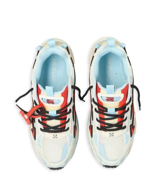 Off-White c/o Virgil Abloh Red Be Right Back Mesh Sneakers