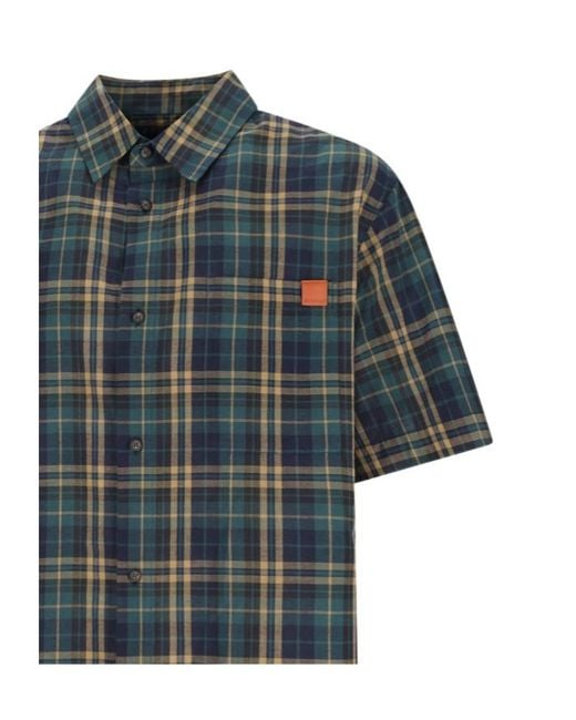 DARKPARK Green Short Sleeve Shirt for men