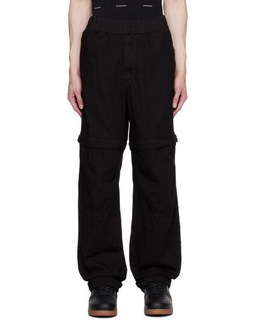 Givenchy Blue Elasticated Waist Trousers for men