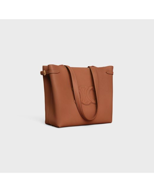 Céline Brown Small Cabas Anaïs Cuir Triomphe Shoulder Bag