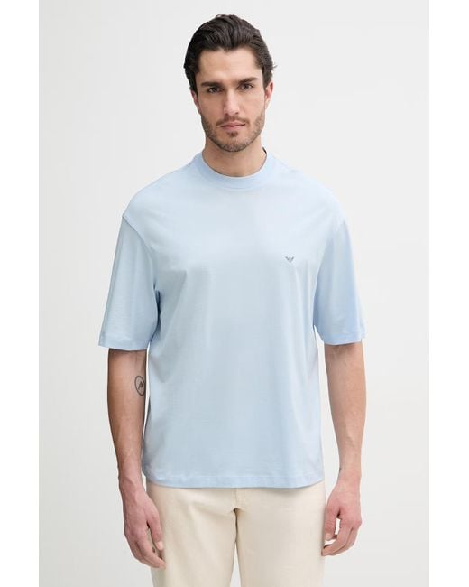 Emporio Armani Pink Short-Sleeved T-Shirt for men
