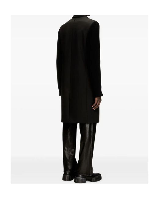 DIESEL Black Coat for men
