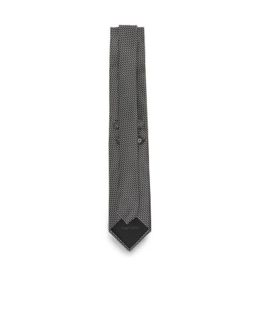 Tom Ford White Pointed-Tip Tie for men