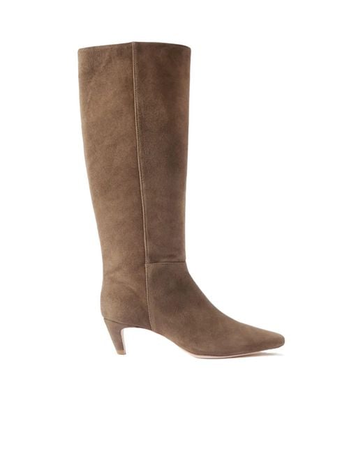 Reformation Brown Remy Suede Knee Boots