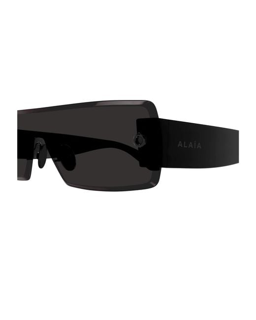 Alaïa Black Alaïa Azzedine Shield Frame Sunglasses