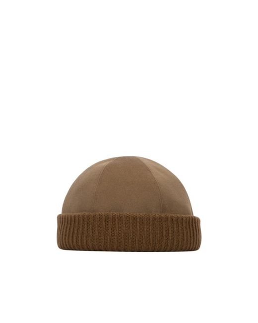 Loro Piana Brown Rib-Rimmed Hat for men