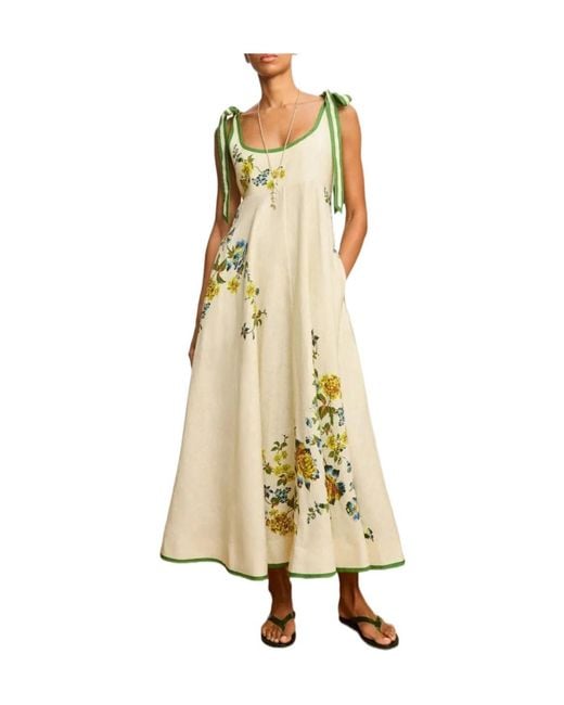 ALÉMAIS Green Phyllis Ballet Sundress