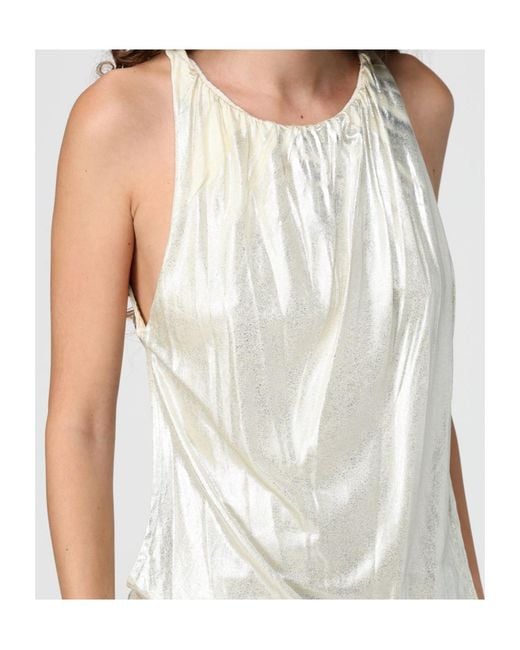 DIESEL White Sleeveless Mini Dress