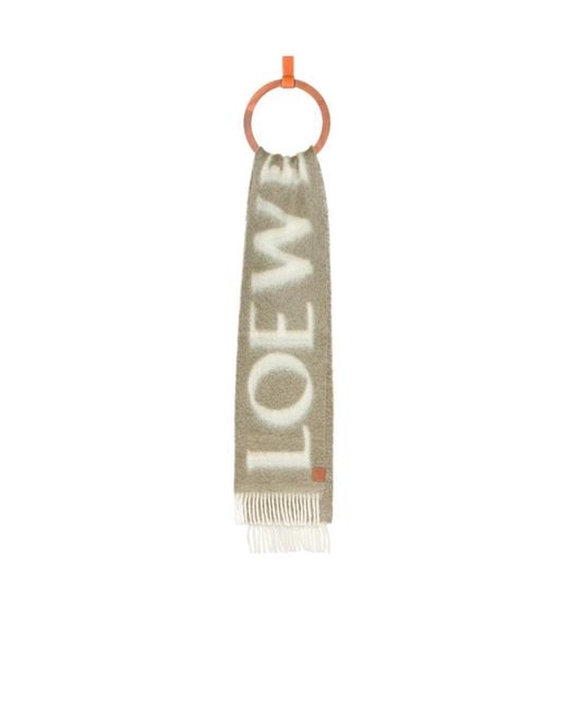 Loewe White Scarf