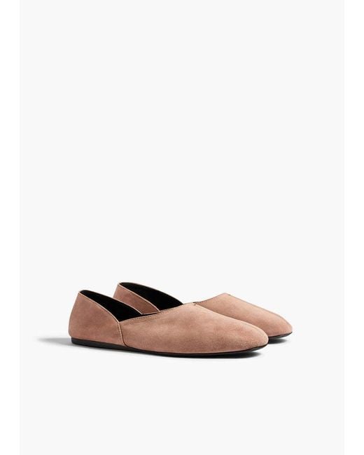Khaite Brown Jane Ballet Flats