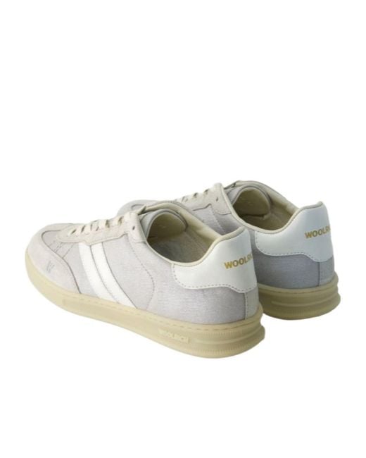 Woolrich Gray Lace-Up Sneakers