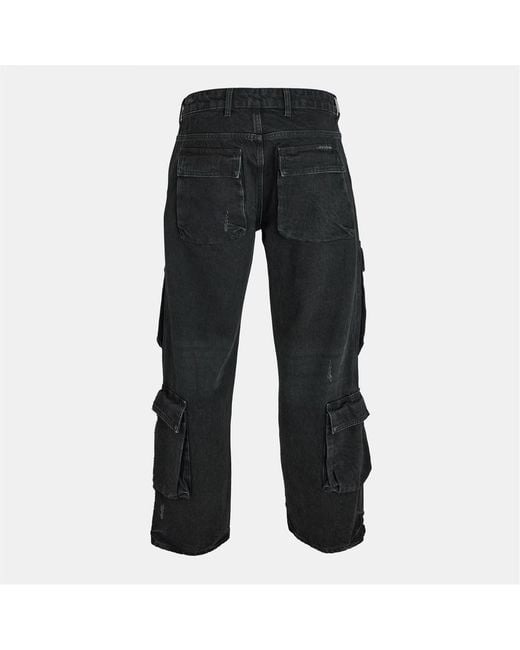 Represent Black Jeans for men