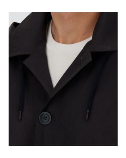 Herno Blue Hooded Jacket for men