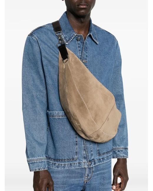 Lemaire White Quiver Zipped Shoulder Bag