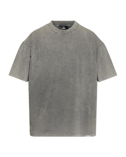 Represent Gray Short Sleeve T-Shirt for men