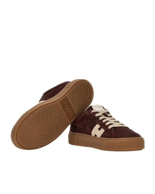 Hogan Brown Crosswind Low-Top Sneakers for men