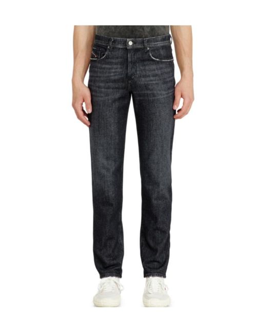 DIESEL Gray Regular Jeans 2023 D-Finitive 09P79 for men